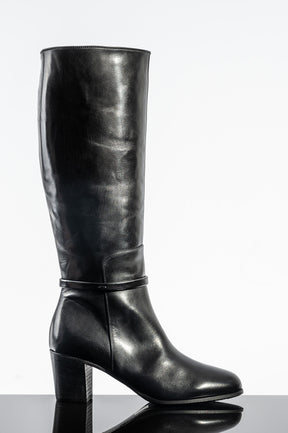 High Boot Cristal 510 | Black Leather