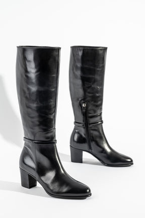 High Boot Cristal 510 | Black Leather