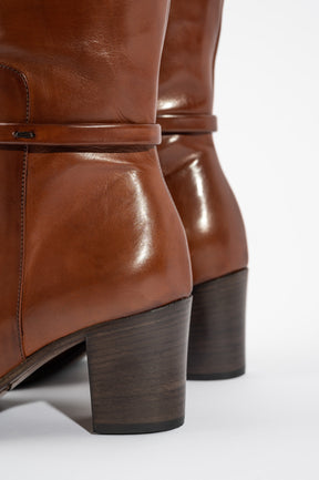 High Boot Cristal 510 | Cognac Leather