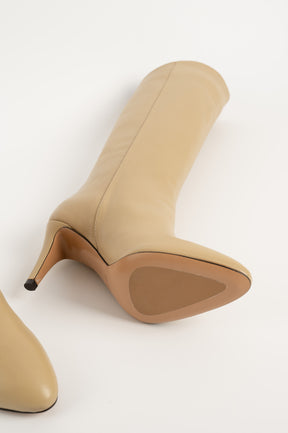 Stövel Stella 046 | Beige Skinn