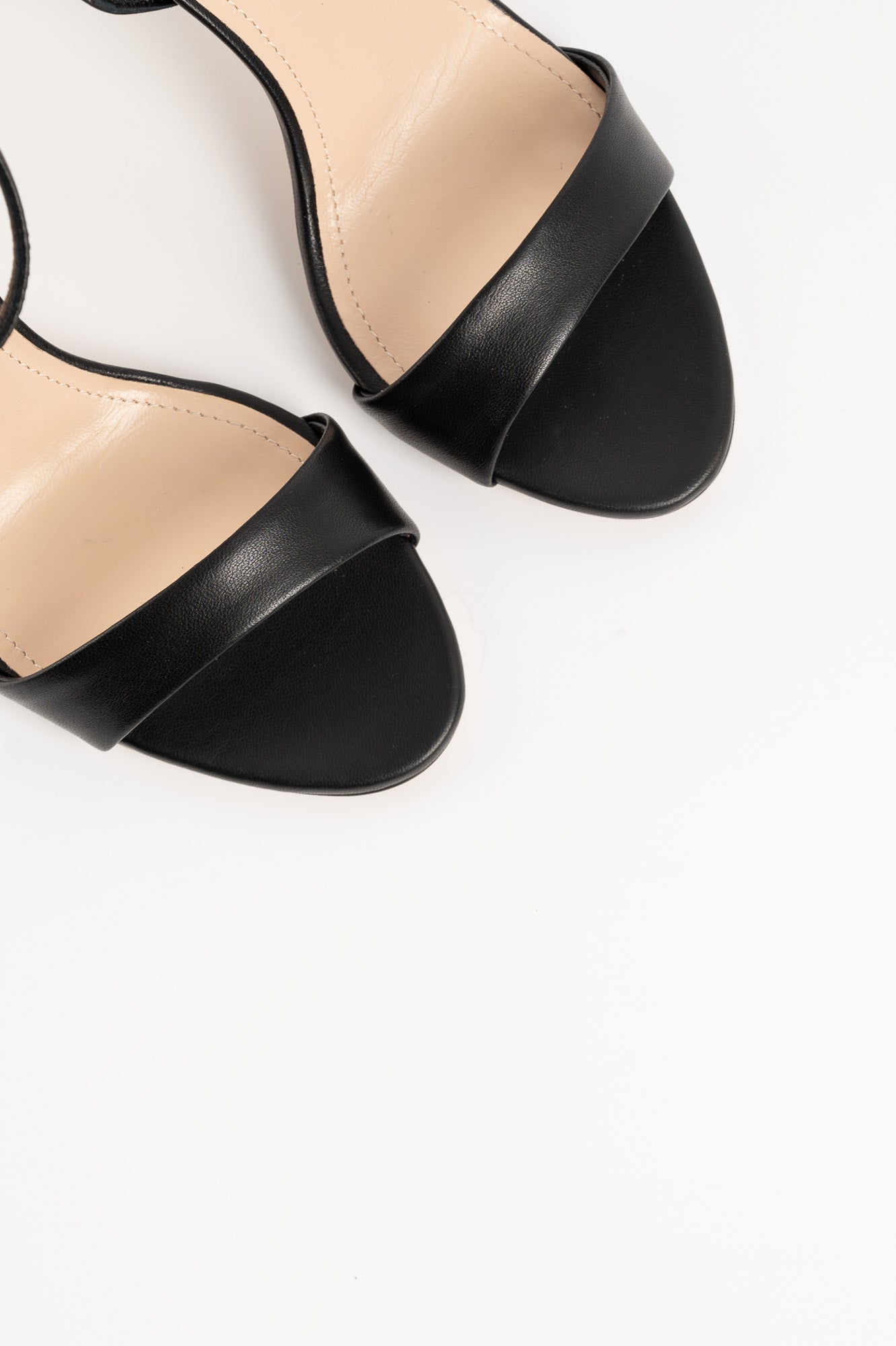 Sandal Bianca 127 | Svart Skinn