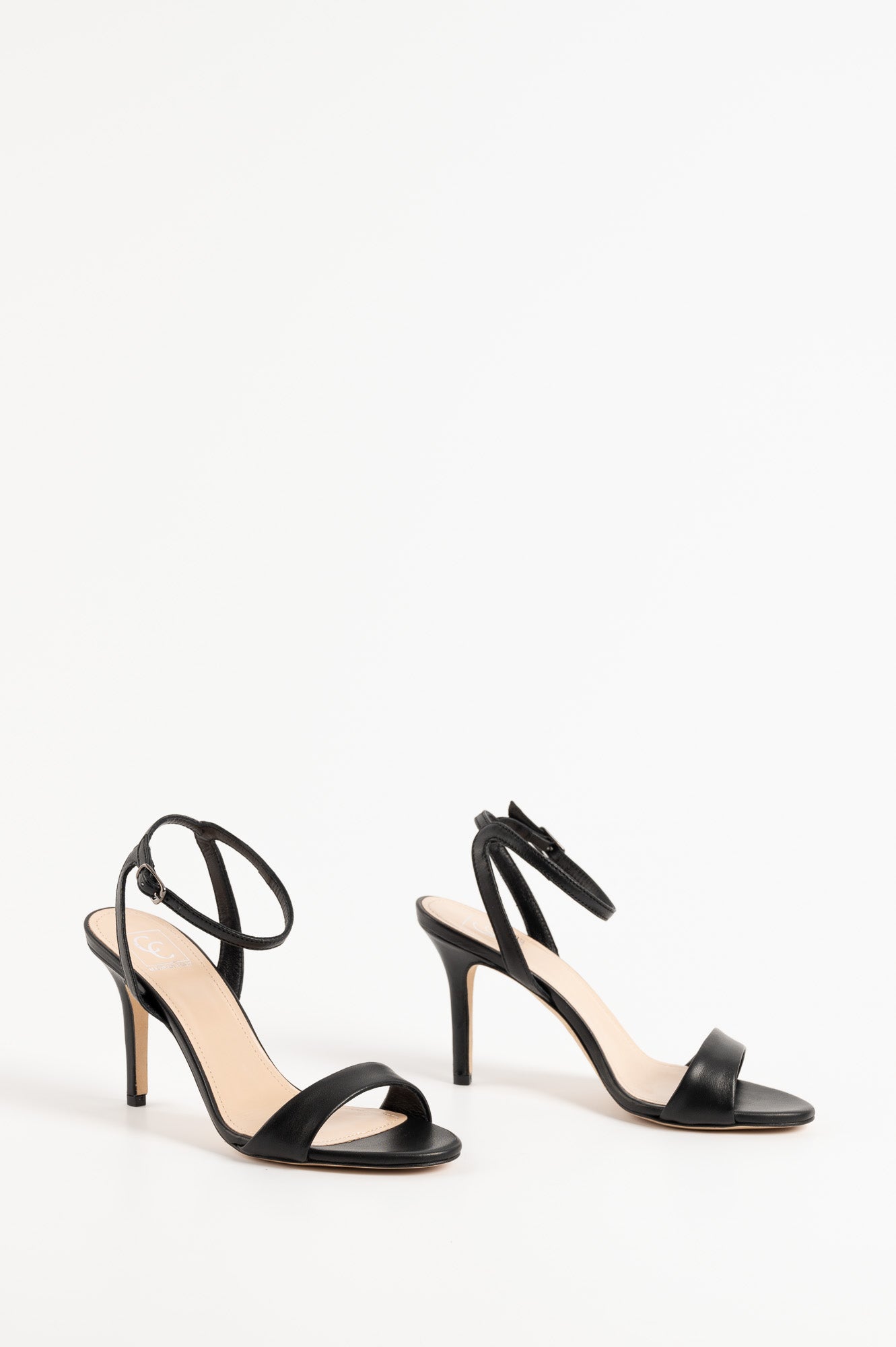 Sandal Bianca 127 | Svart Skinn