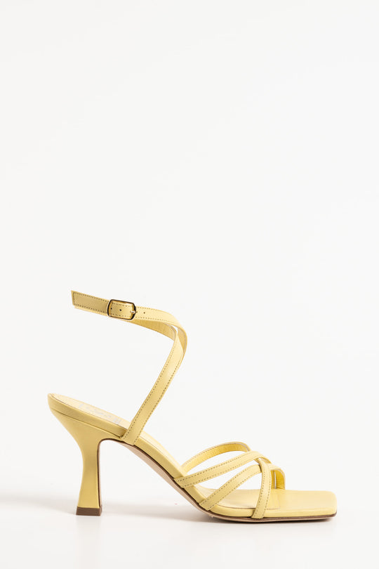 Sandal Bea | Yellow Nappa Leather