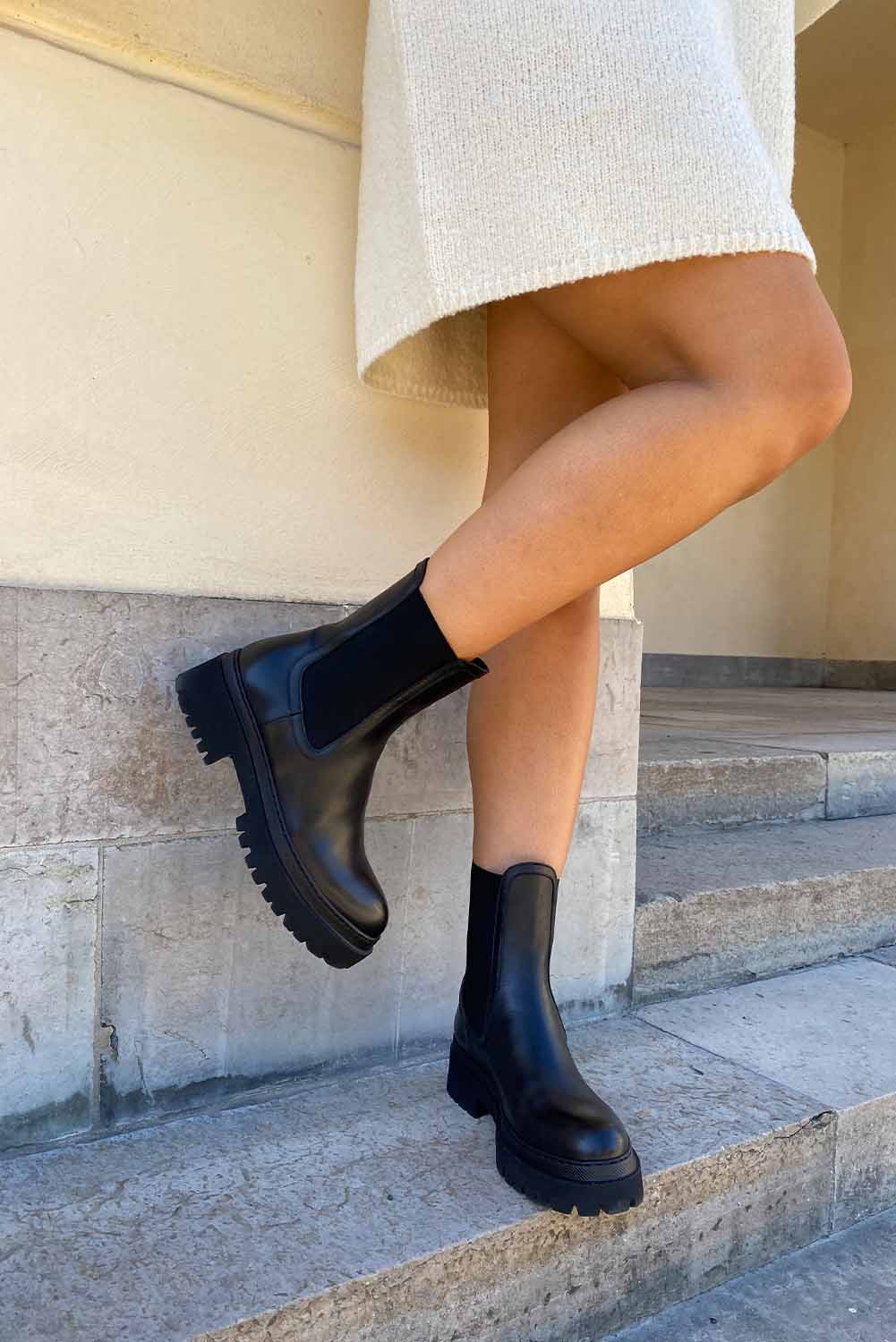 Boot Stim 691 | Black Leather